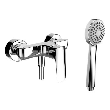 LAUFEN HF500750100600 - Tuš set sa baterijom LAURIN, sjajni hrom