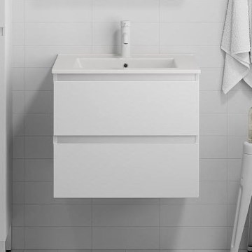 Lavabo komoda CONOR 59 cm bela