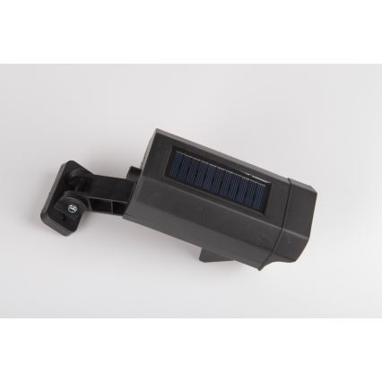 LED maketa sigurnosne kamere sa senzorom i solarnim panelom LED/5W/5,5V 800 mAh IP65 + daljinski upravljač