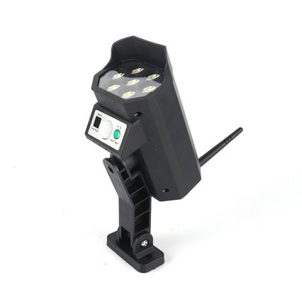 LED maketa sigurnosne kamere sa senzorom i solarnim panelom LED/5W/5,5V 800 mAh IP65 + daljinski upravljač