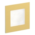 LDST AN-01-SZ-BC9 - LED Rasveta za stepenište ANGEL 9xLED/1,2W/230V zlatna 3500K