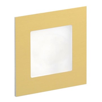 LDST AN-01-SZ-BC9 - LED Rasveta za stepenište ANGEL 9xLED/1,2W/230V zlatna 3500K