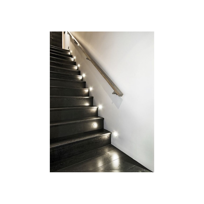 LDST DI-01-B-BZ12 - LED Stubišna svjetiljka DIANA LED/1,2W/230V bijela 6500K