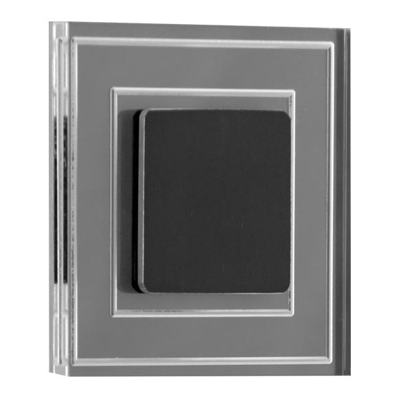 LDST KE-01-SC-BZ8 - LED Rasveta za stepenište KELLY 8xLED/1,2W/230V matna crno