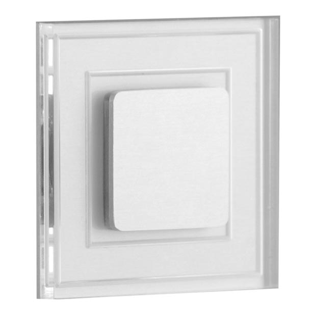 LDST KE-01-SS-BC8 - LED svetiljka za stepenište KELLY 8xLED/1,2W/230V mat hrom 3500K