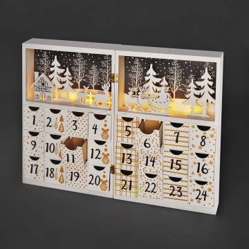 LED adventski kalendar LED/2xAAA