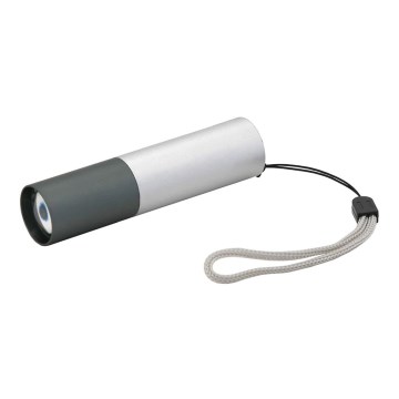 LED baterijska lampa LED/400mAh bela/siva