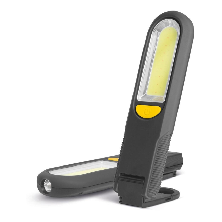 LED Baterijska lampa na magnet LED/3W/3xAAA