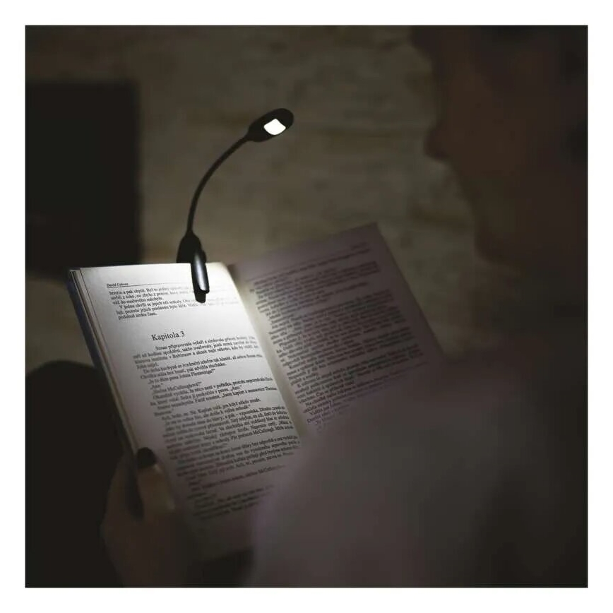 LED Baterijska lampa za čitanje LED/1xAAA