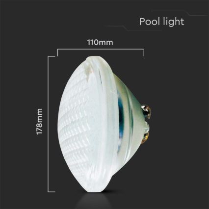 LED Bazenska sijalica LED/35W/12V IP68 6500K