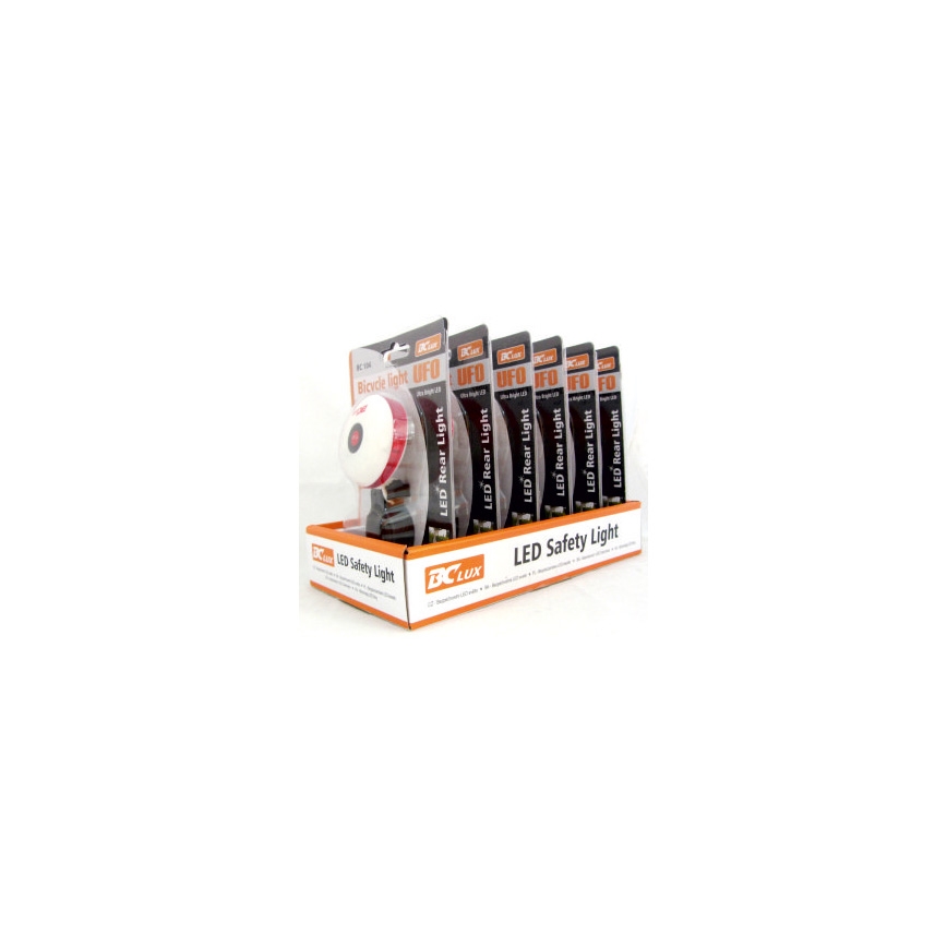 LED bezbednosno svetlo za bicikl BCLUX LED/2xAAA