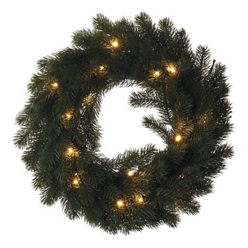 LED božićna dekoracija 20xLED/2xAA prečnik 40 cm