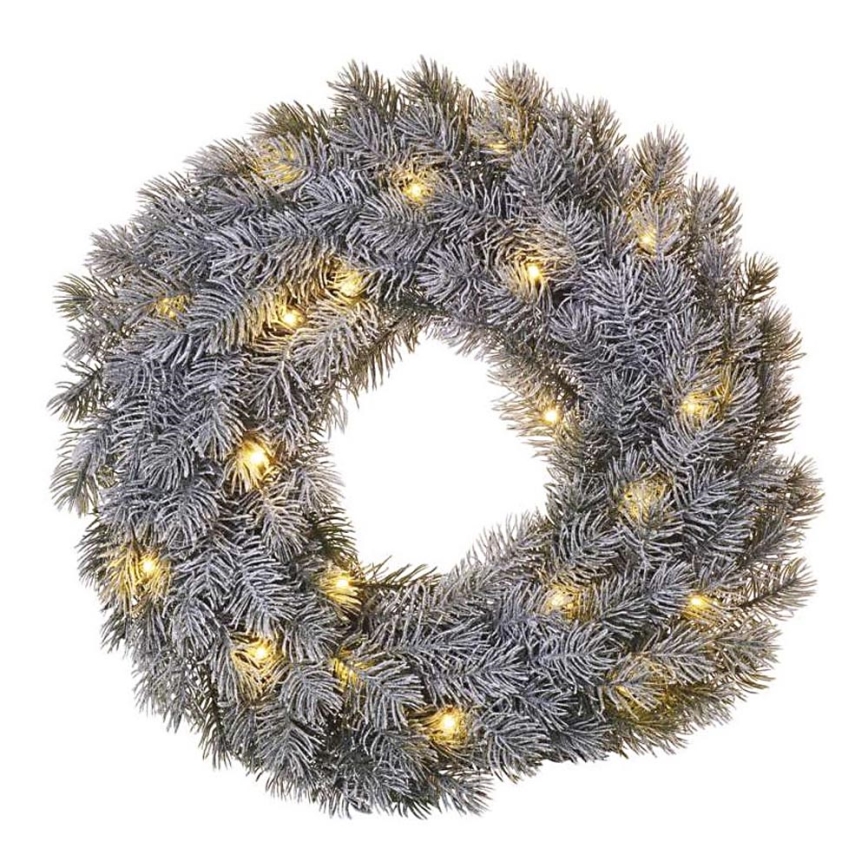 LED božićna dekoracija 20xLED/2xAA prečnika 40 cm