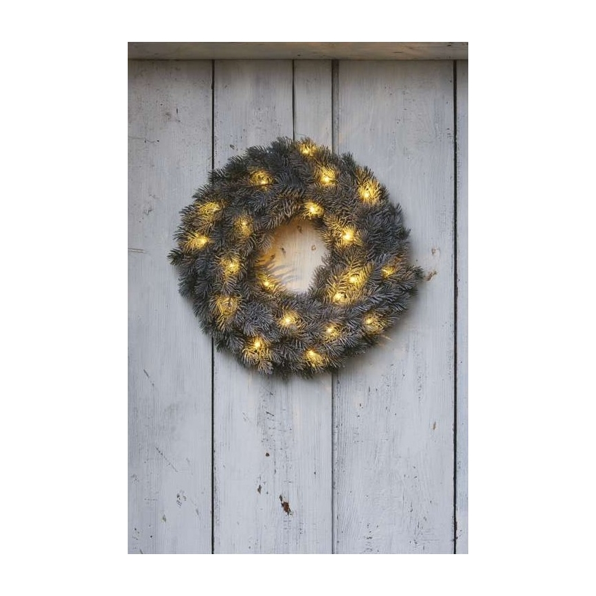 LED božićna dekoracija 20xLED/2xAA prečnika 40 cm