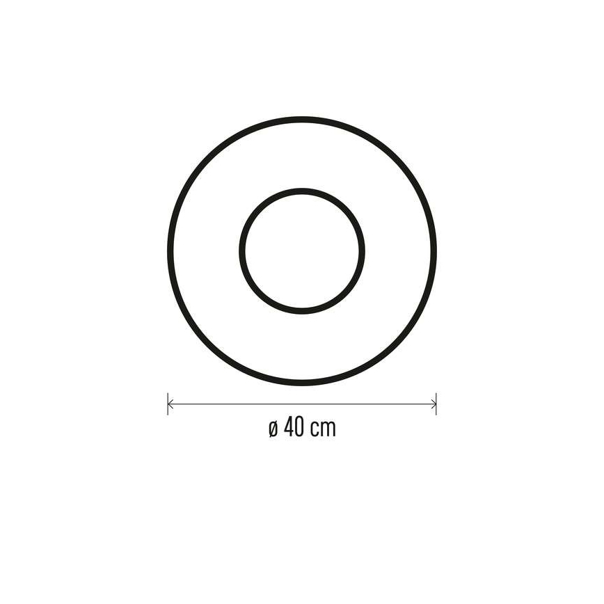 LED božićna dekoracija 20xLED/2xAA prečnika 40 cm