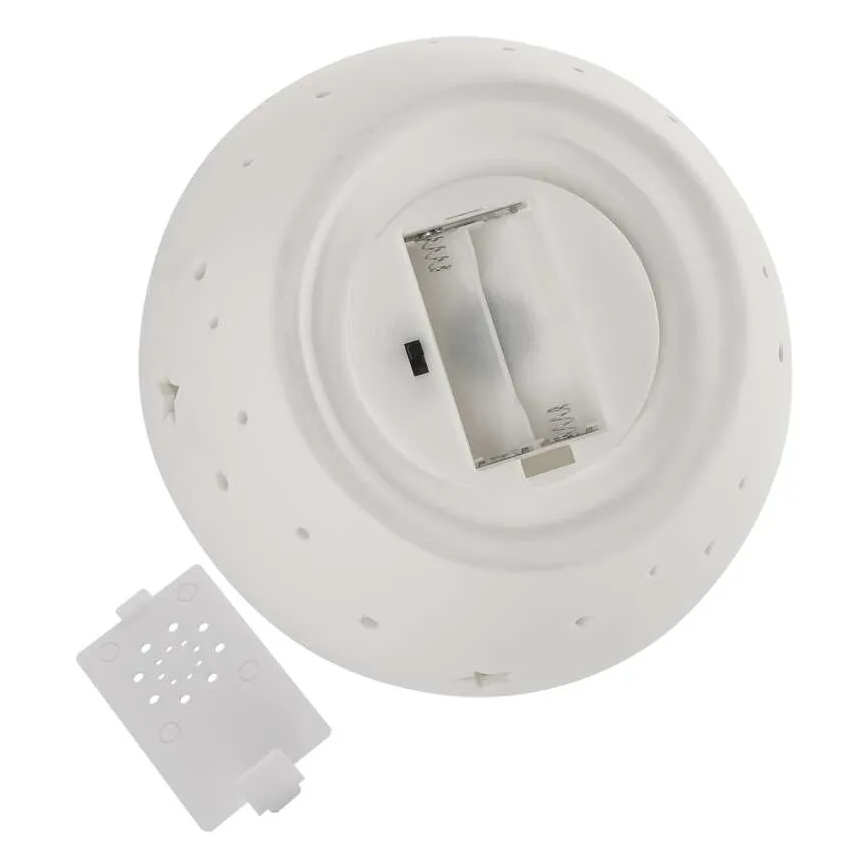 LED božićna dekoracija LED/0,4W/2xAA keramički anđeo