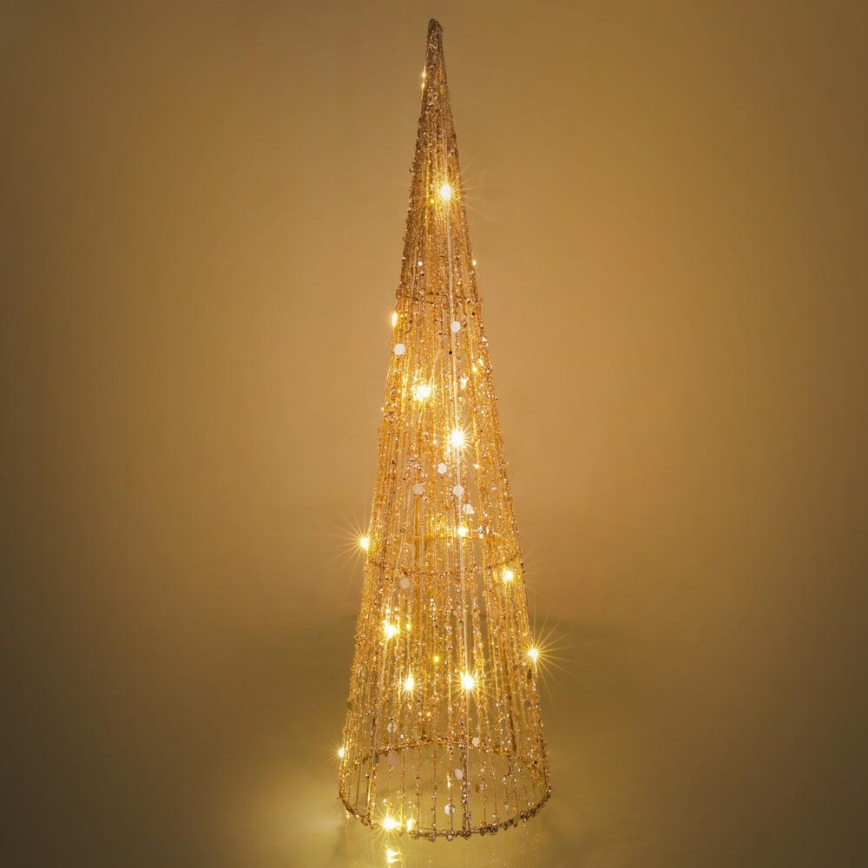 LED božićna dekoracija LED/2xAA 50 cm konus