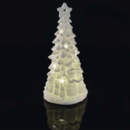 LED božićna dekoracija LED/2xAA, toplo belo svetlo, jelka