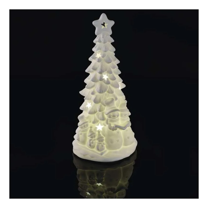 LED božićna dekoracija LED/2xAA, toplo belo svetlo, jelka