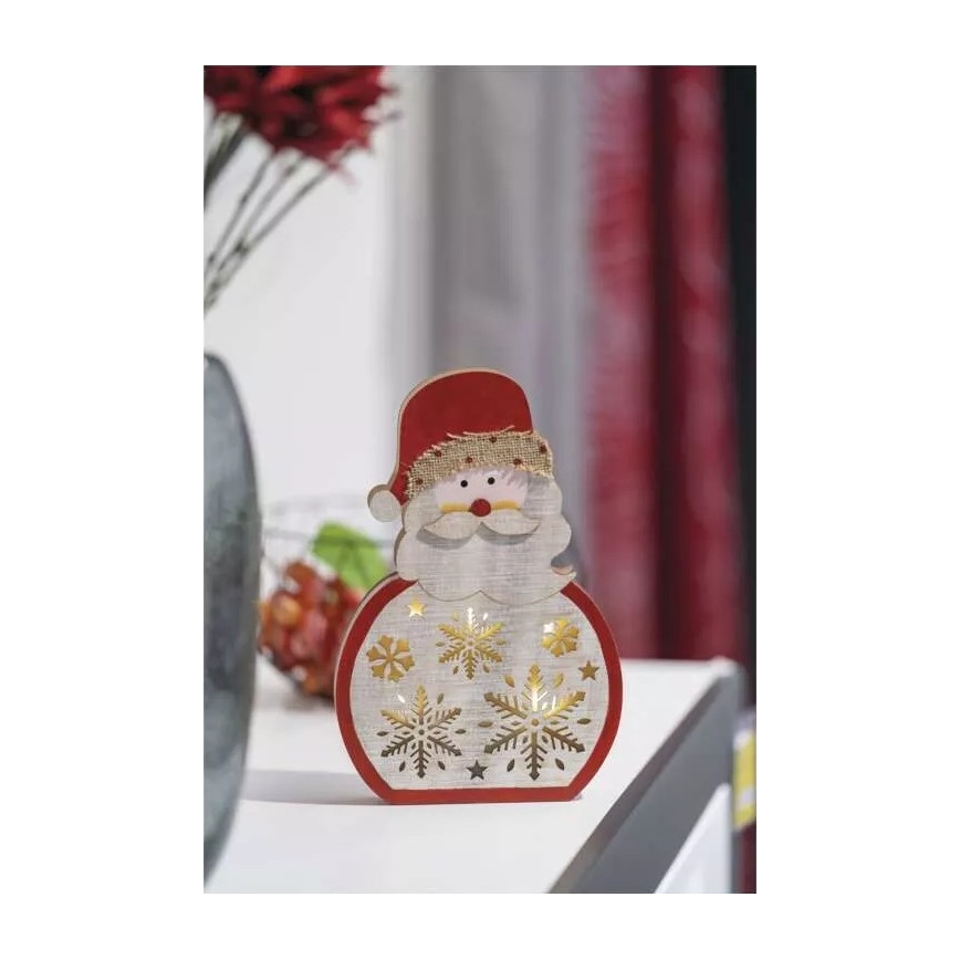LED Božićna dekoracija LED/2xAAA Santa