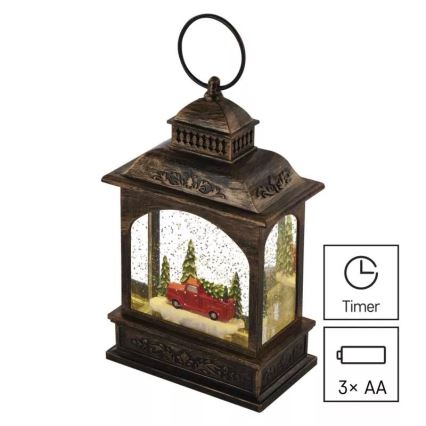 LED Božićna dekoracija LED/3xAA fenjer