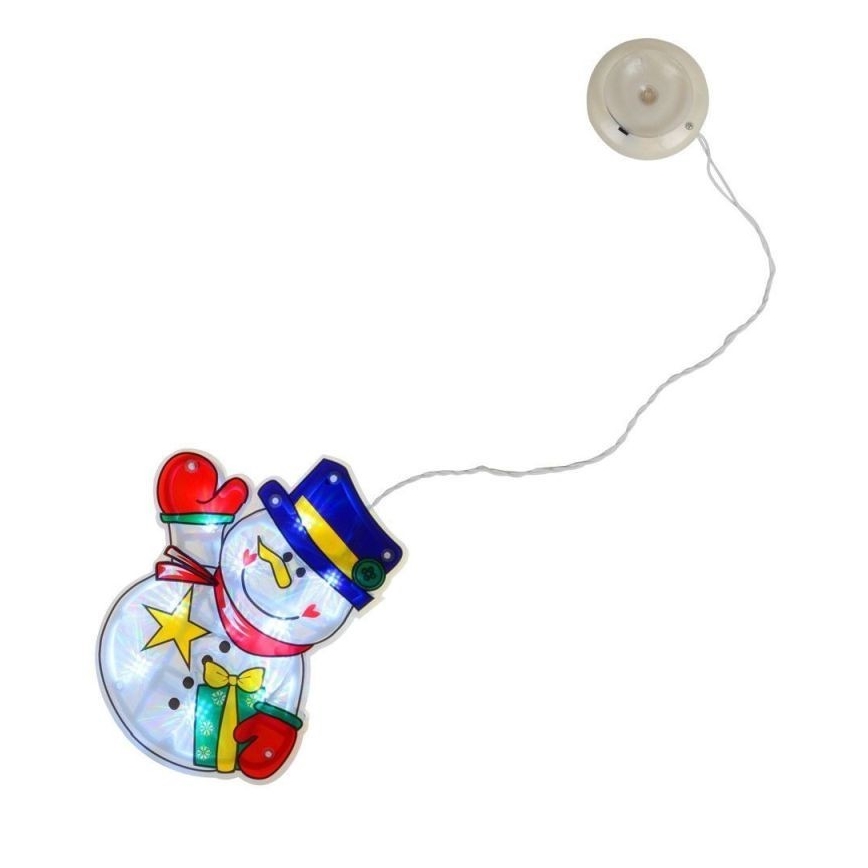 LED božićna dekoracija za prozor 10xLED/3xAAA