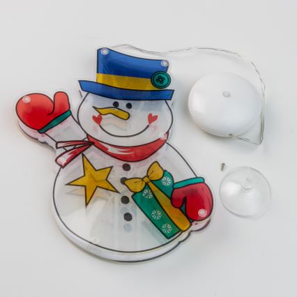 LED božićna dekoracija za prozor 10xLED/3xAAA