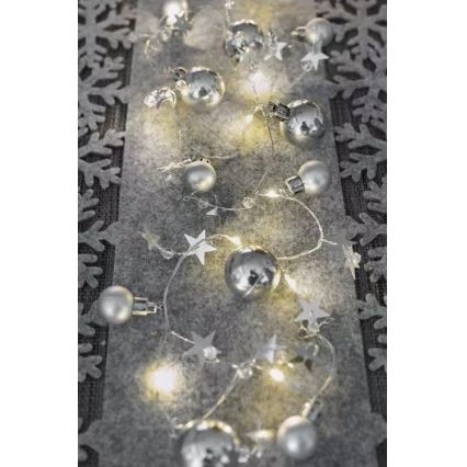 LED božićna girlanda 20xLED/2xAA 2,2 m topla bela
