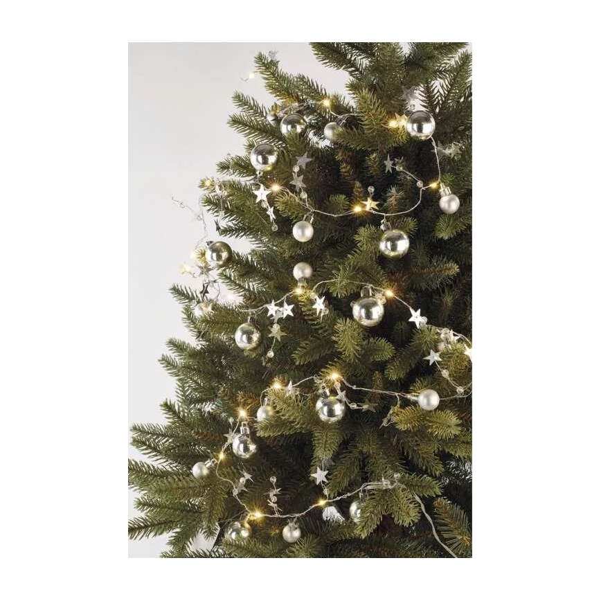 LED božićna girlanda 20xLED/2xAA 2,2 m topla bela