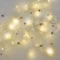 LED božićna girlanda 40xLED/3xAA 1,5 m topla bela