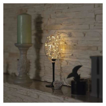 LED božićna girlanda 40xLED/3xAA 1,5 m topla bela