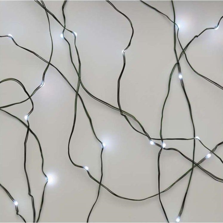 LED Božićna spoljašnja girlanda 150xLED/20m IP44 hladno bela