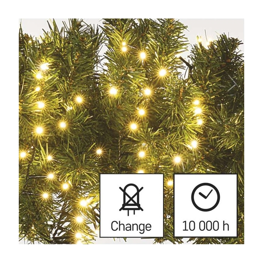 LED božićna spoljašnja girlanda 600xLED/17m IP44 topla bela