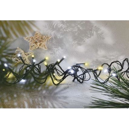 LED božićna spoljna girlanda 180xLED/2 funkcije 23m IP44 topla/hladna bela