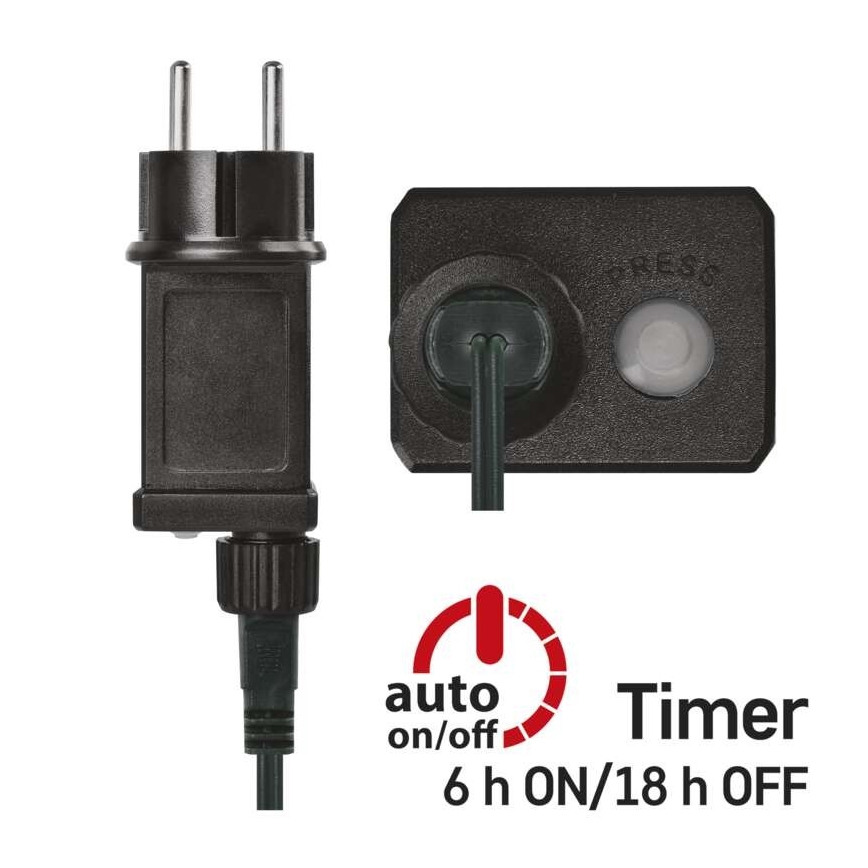 LED božićna spoljna girlanda 180xLED/2 funkcije 23m IP44 topla/hladna bela