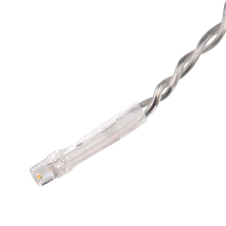 LED Božićna svjetlosna zavjesa ESTELLA 47xLED/8 funkcija 3,5 m topla bijela