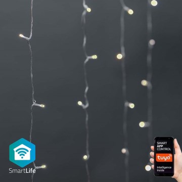 LED božićna zavesa 200xLED/11 funkcija 6m IP65 Wi-Fi Tuya od tople do hladne bele boje