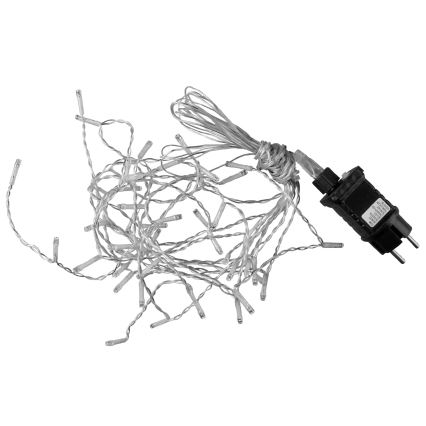 LED Božićna zavesa ESTELLA 47xLED/8 funkcija 3,5 m topla bela