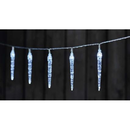 LED Božićne lampice 10xLED/2xAA 1,65m