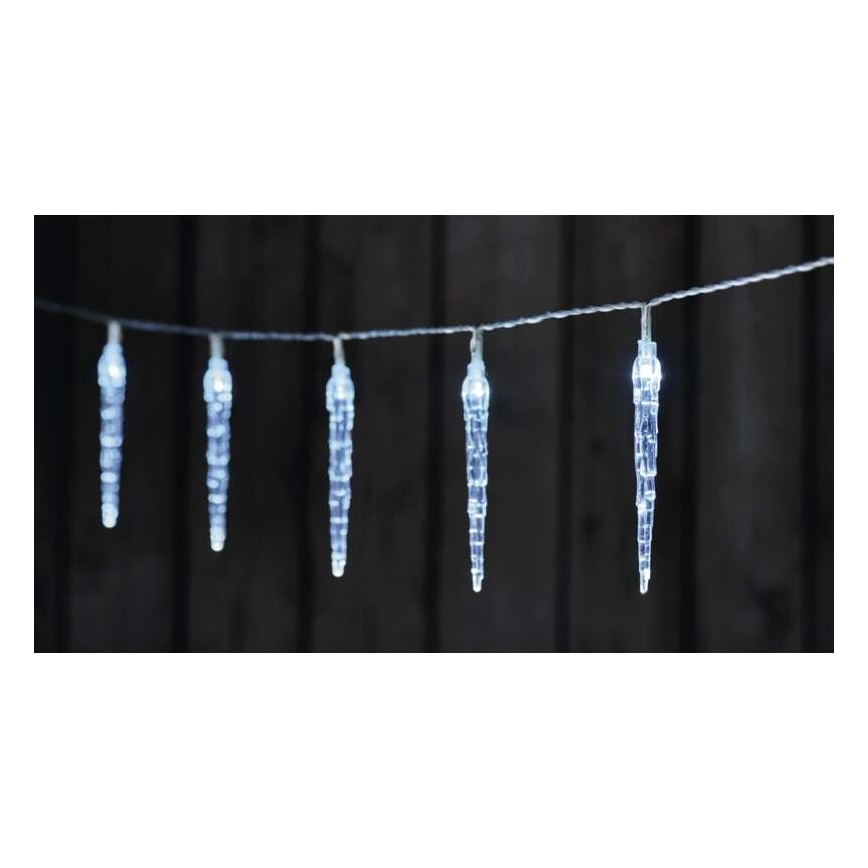 LED Božićne lampice 10xLED/2xAA 1,65m