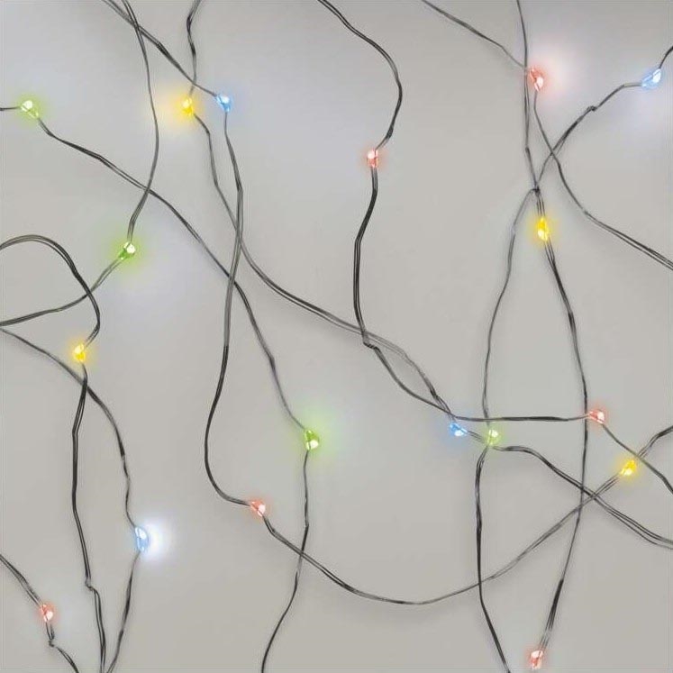 LED Božićne lampice 20xLED/2xAA 2,4m šareni