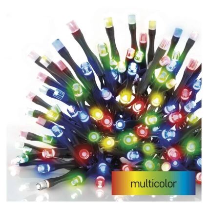 LED Božićne spoljašnje lampice 100xLED/10m IP44 šareni