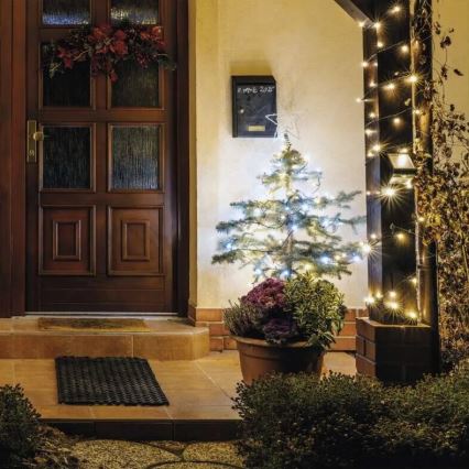 LED Božićne spoljašnje lampice 100xLED/10m IP44 topla/hladna bela