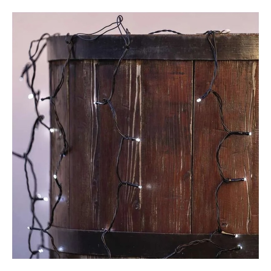LED Božićne spoljašnje lampice 100xLED/1x2m IP44 hladna bela