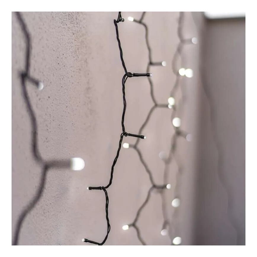 LED Božićne spoljašnje lampice 100xLED/1x2m IP44 hladna bela