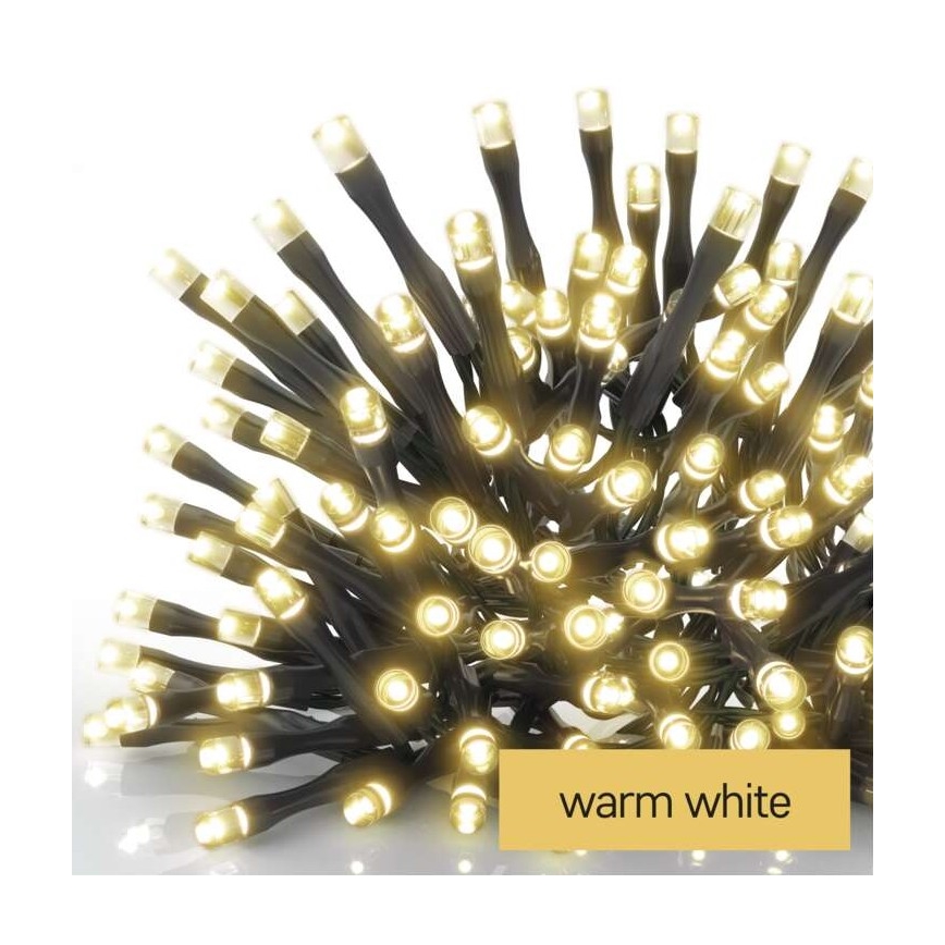 LED Božićne spoljašnje lampice 120xLED/3xAA 8,9m IP44 topla bela