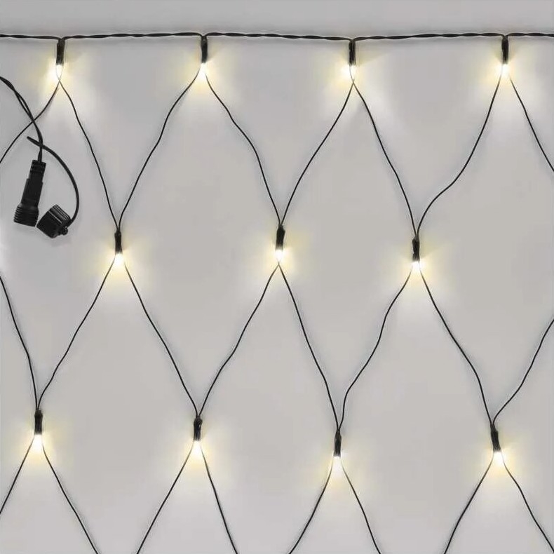 LED Božićne spoljašnje lampice 160xLED/2x1,5m IP44 topla bela