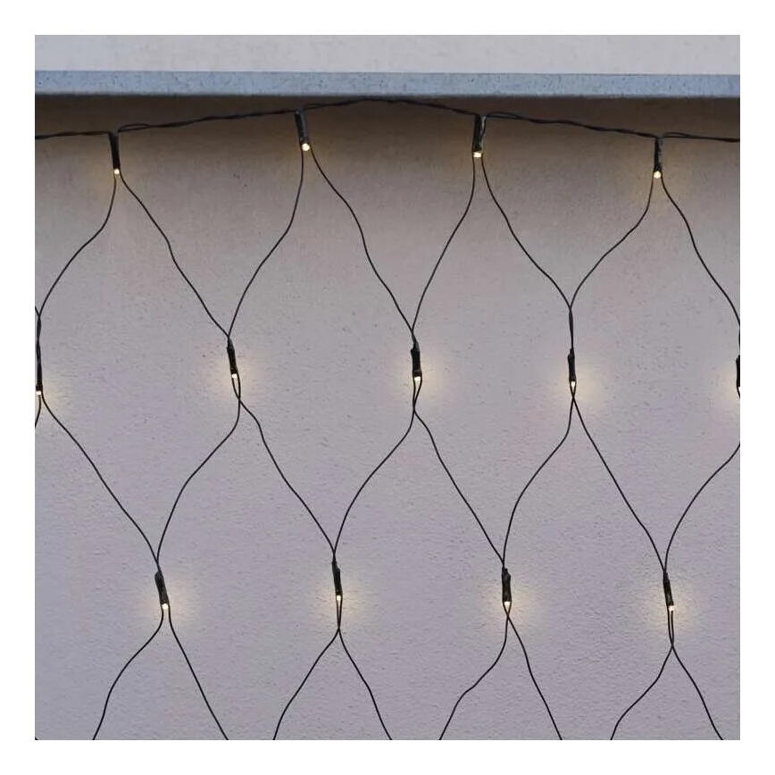 LED Božićne spoljašnje lampice 160xLED/2x1,5m IP44 topla bela