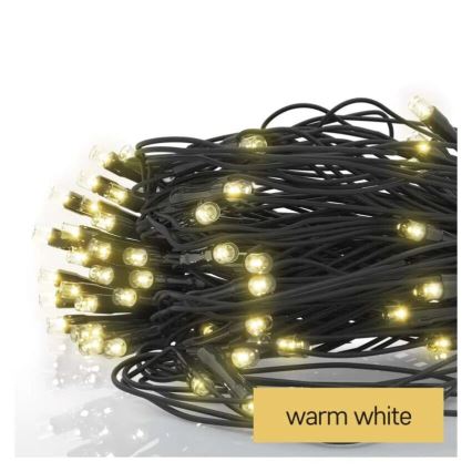 LED Božićne spoljašnje lampice 160xLED/2x1,5m IP44 topla bela