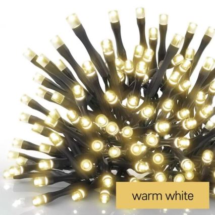 LED Božićne spoljašnje lampice 50xLED/5m IP44 topla bela